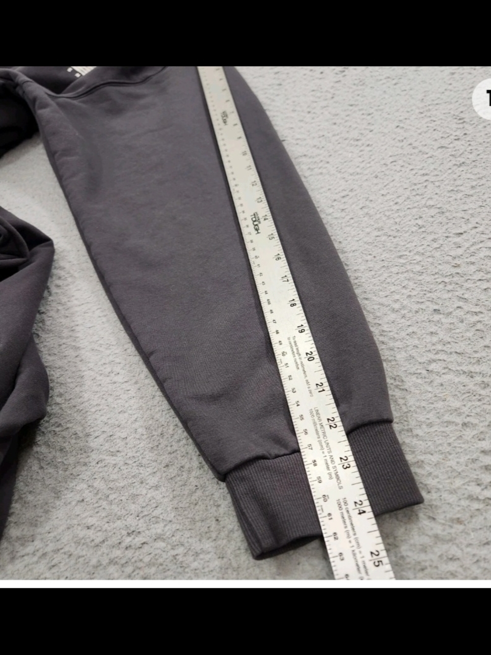 Savage X Fenty Gray Hoodie with White Logo Detail - Picture 7 of 8